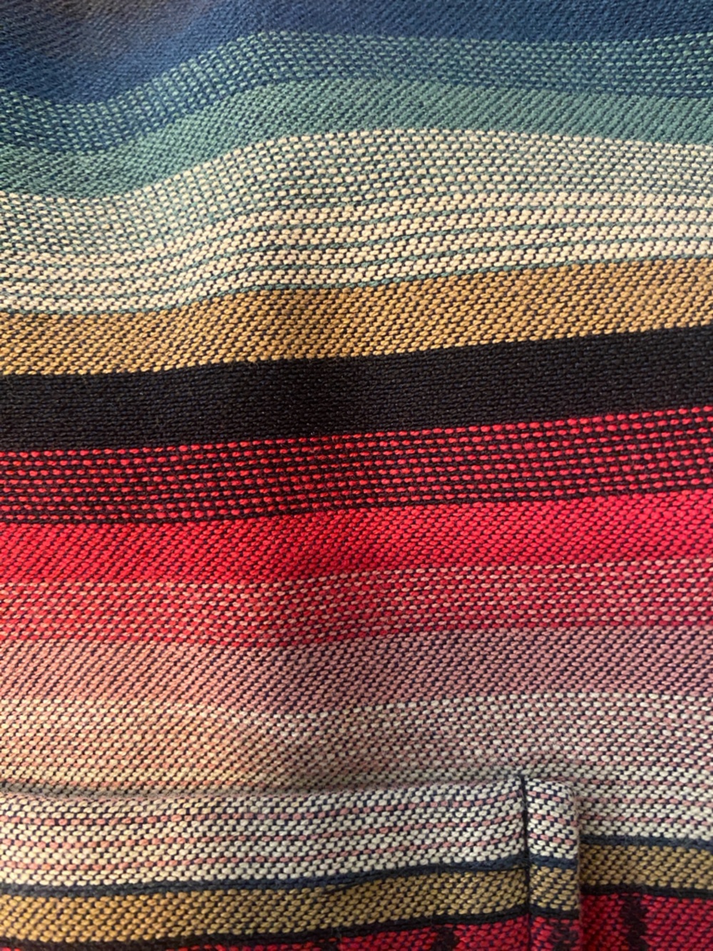 DIVision OF Sharon YOUNG Striped Southwestern Blazer Pine Cove - Picture 7 of 10